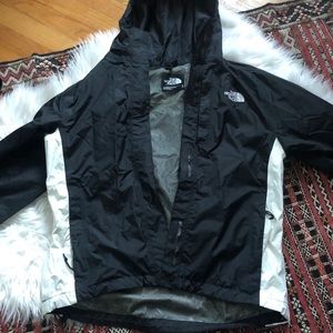 The North Face Women’s Rain Coat Black and White